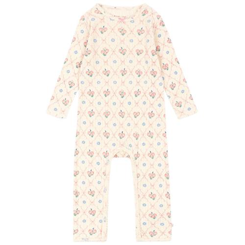 Konges Sløjd Minnie Onesie Gots - Fleur Decor | Hvid | 9 months