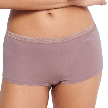 Sloggi Trusser 3P GO Crush Hipster Shorts Sand/rosa bomuld X-Small Dame