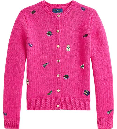 Polo Ralph Lauren Polo Ralph Lauren Cardigan - Uld - Strik - Colge Pink