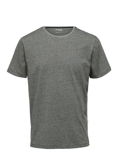 Selected Homme Slhaspen Mini Str Ss O-Neck Tee Noos Selected Homme Grey