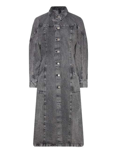 HOLZWEILER Sousha Denim Long Coat HOLZWEILER Grey