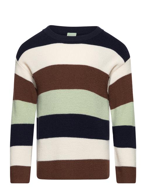 Se FUB Multistriped Sweater FUB Patterned ved Booztlet