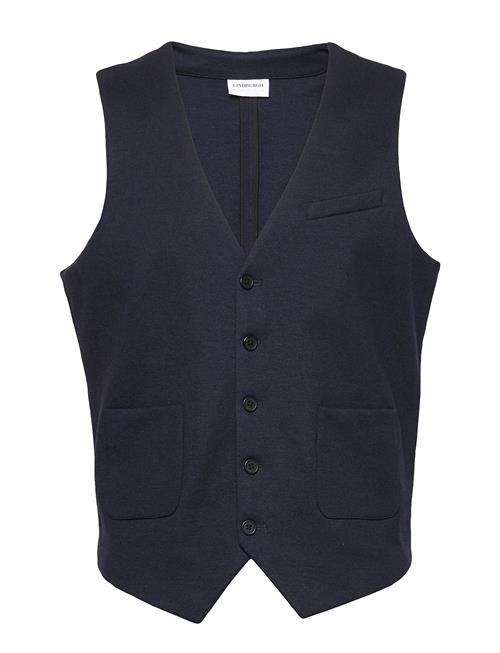 Se Lindbergh Superflex Knitted Waistcoat Lindbergh Navy ved Booztlet