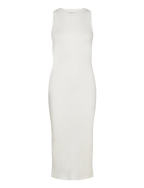 Vmlavender Sl O-Neck Calf Dress Vma Noos Vero Moda Cream