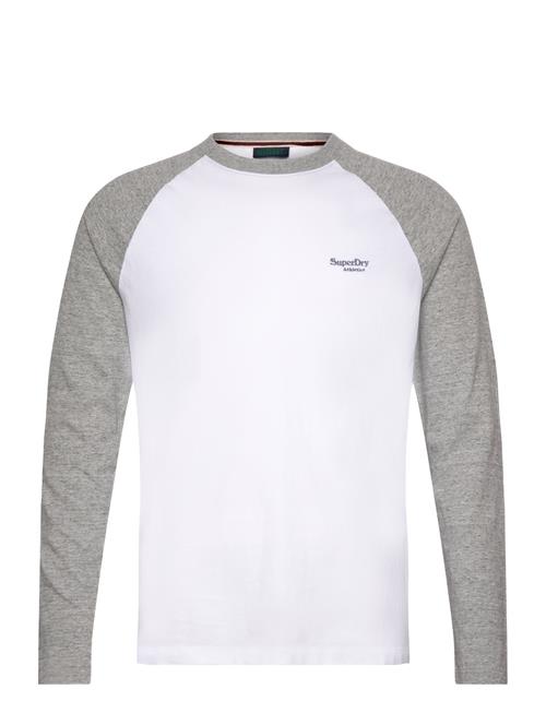 Se Superdry Essential Baseball Ls Top Superdry White ved Booztlet