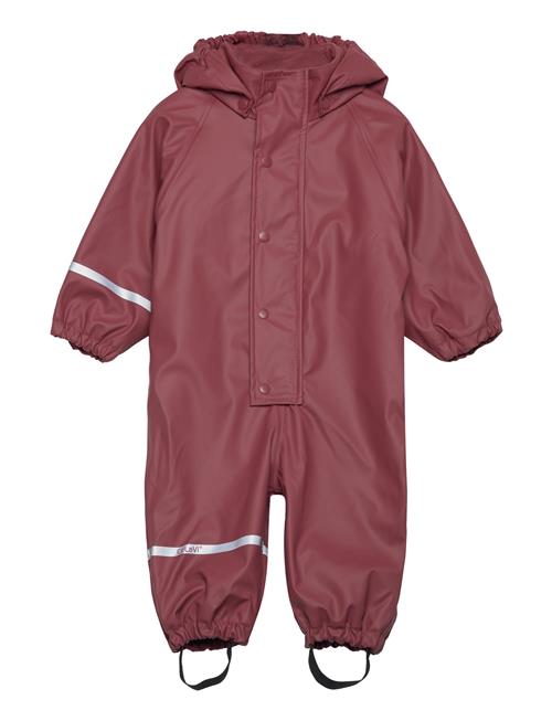 Rainwear Suit W. Fleece CeLaVi Red