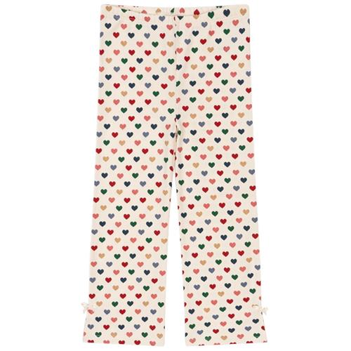 Konges Sløjd Drey Slit Pants Gots - Coeur Coloré | Hvid | 7-8 years