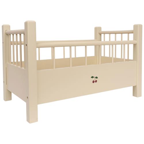 Se Konges Sløjd Dukke Seng Beige Træ | Beige | 01 ved Babyshop