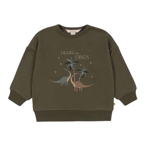 Se Konges Sløjd Lou Sweatshirt Ocs - Kalamata | Grønn | 18 months ved Babyshop