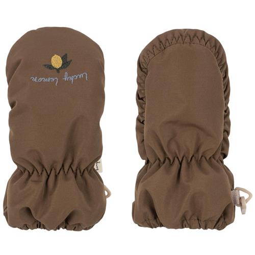 Konges Sløjd NOHR SNOW BABY MITTENS WALNUT | Brun | 12-18 months