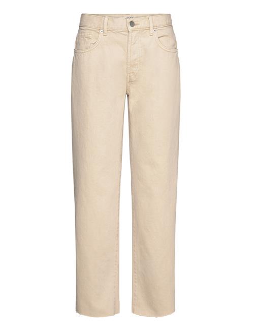 Se Lindex Trouser Sia Twill Cropped Lindex Beige ved Booztlet