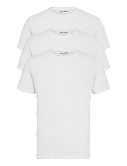 Se Denim project 3 Pack T-Shirts Denim Project White ved Booztlet