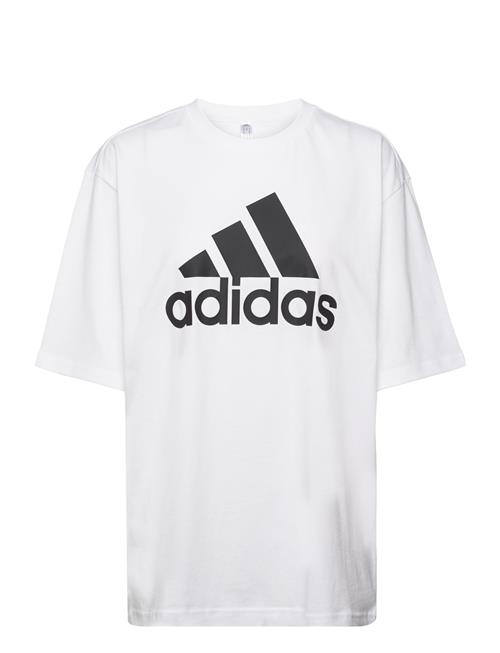 Se adidas Sportswear Essentials Big Logo Boyfriend T-Shirt Adidas Sportswear White ved Booztlet