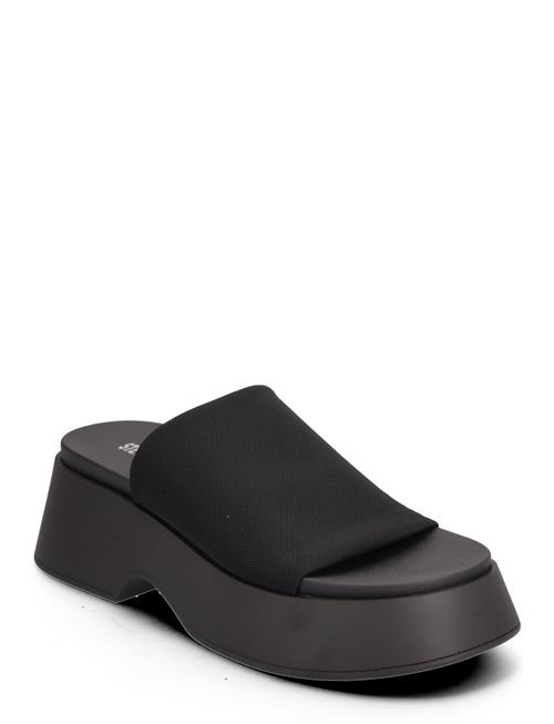 Se Steve Madden Throw Back Sandal Steve Madden Black ved Booztlet