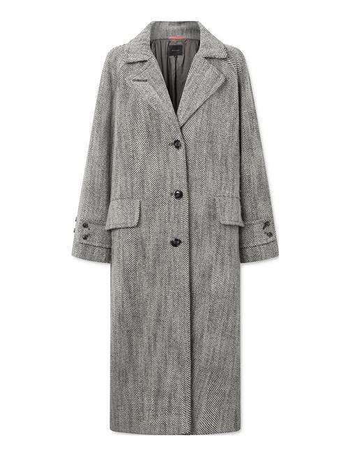 Naja Lauf Kiara Coat Big Herringb Naja Lauf Grey