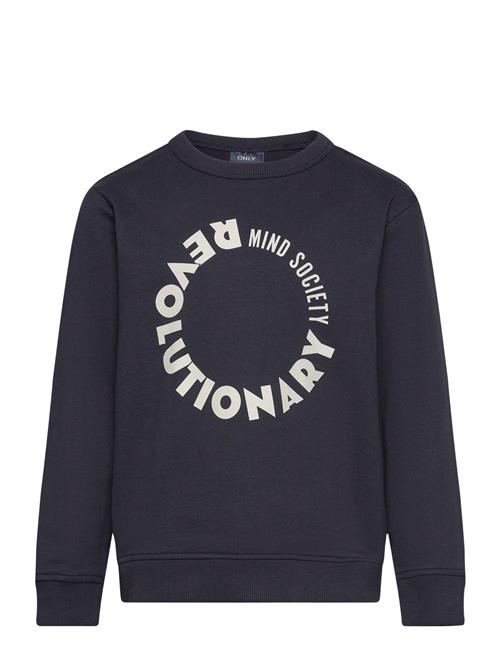 Se Kids Only Kobbasim L/S O-Neck Ub Swt Kids Only Navy ved Booztlet