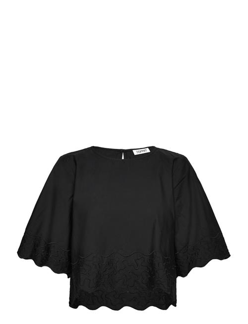 Se Esprit Casual Blouses Woven Esprit Casual Black ved Booztlet