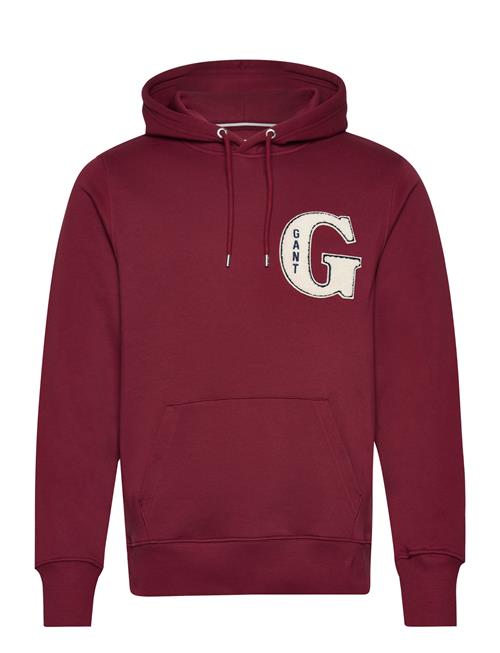 GANT G Graphic Hoodie GANT Burgundy