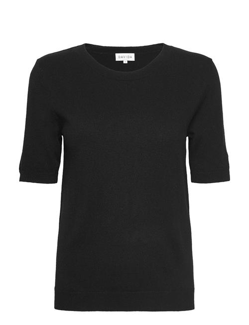 Se Davida Cashmere T-Shirt Over D Davida Cashmere Black ved Booztlet