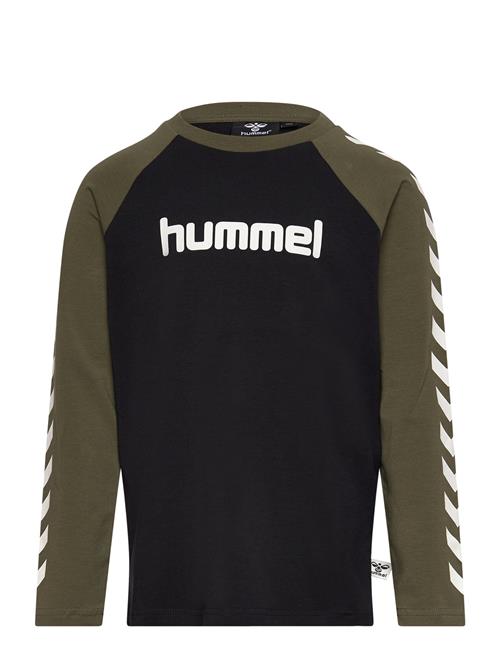 Hmlboys T-Shirt L/S Hummel Khaki