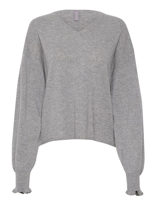 Cuallida V-Neck Pullover Culture Grey