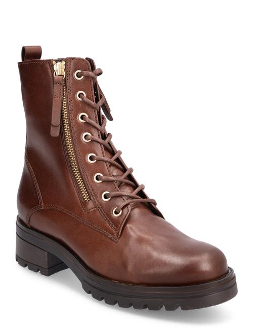 Se Gabor Laced Ankle Boot Gabor Brown ved Booztlet