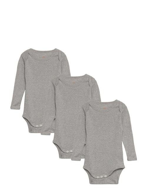 Copenhagen Colors Melange 3 Pack Ls Bodies Copenhagen Colors Grey