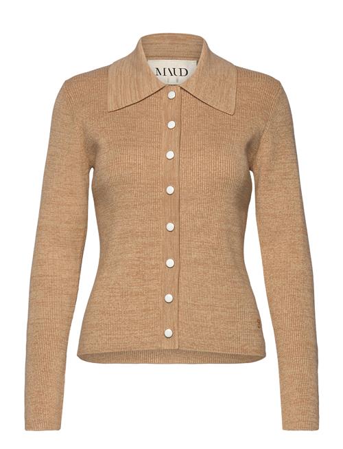 MAUD Synne Marled Cardigan MAUD Beige