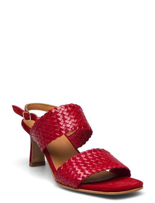 Se ANGULUS Sandals - Block Heels ANGULUS Red ved Booztlet