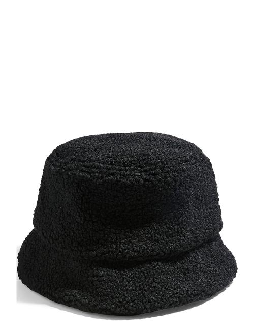 Se Pieces Pcsulla Teddy Bucket Hat Pieces Black ved Booztlet