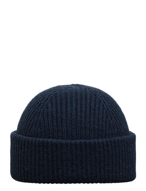 Se Selected Homme Slhmason Merino Sailor Wool Beanie Selected Homme Navy ved Booztlet