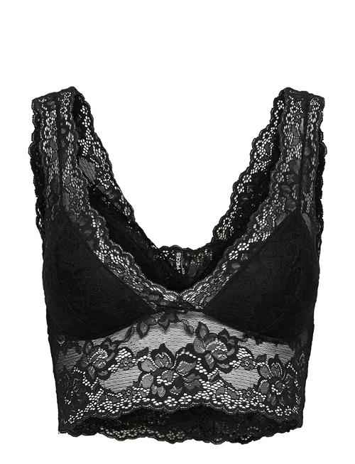 Se Pclina Lace Bra Top Pieces Black ved Booztlet