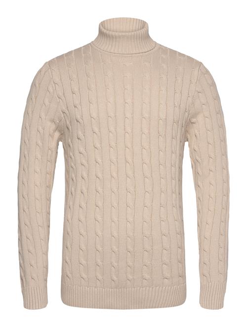 Selected Homme Slhryan Structure Roll Neck Selected Homme Beige