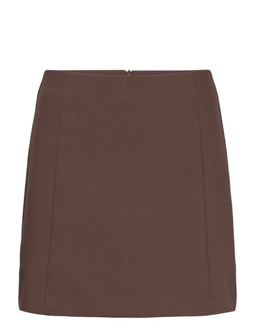 Slcorinne Short Skirt Soaked In Luxury Brown