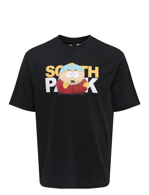 Se ONLY & SONS Onssouth Park Rlx Ss Tee ONLY & SONS Black ved Booztlet