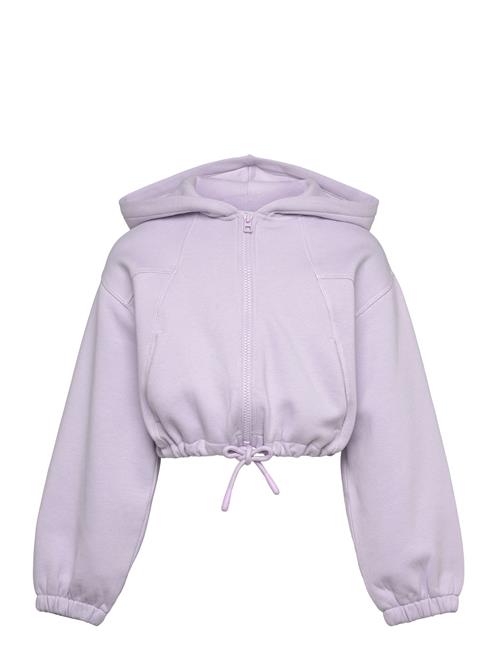 Tom Tailor Cropped Cutline Hoody Jacket Tom Tailor Purple