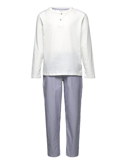 Striped Long Pyjamas Mango Blue