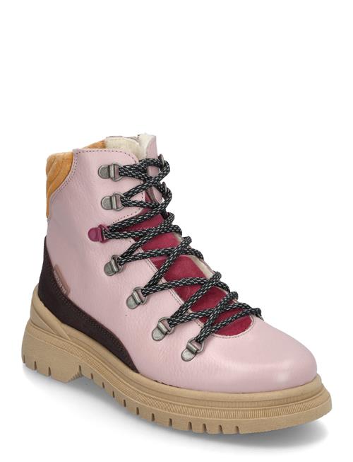 Se ANGULUS Boots - Flat - With Lace And Zip ANGULUS Pink ved Booztlet