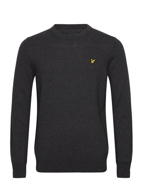 Cotton Merino Crew Neck Jumper Lyle & Scott Grey