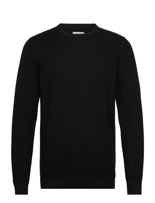 Se Jack & Jones Jjotto Knit Crew Neck Ln Jack & J S Black ved Booztlet