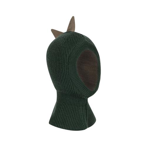 Se Konges Sløjd ANIMAL BALACLAVA GREEN | Grønn | 2-4 years ved Babyshop