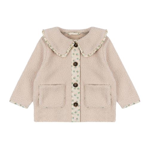 Konges Sløjd GRIZZ COLLAR JACKET GRS BRAZILIAN SAND | Brun | 18 months