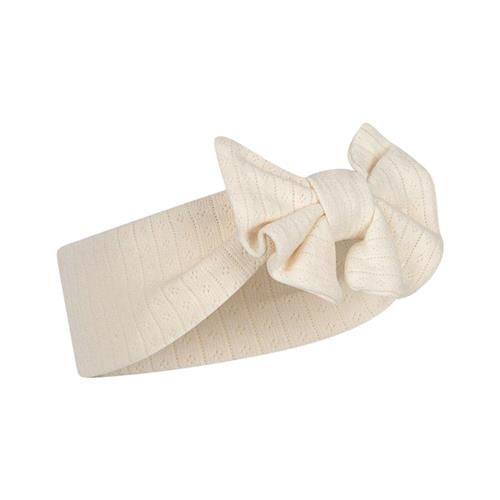 Se Konges Sløjd Minnie New Bambi Bonnet Gots - Antique White | Hvid | 6-12 months ved Babyshop