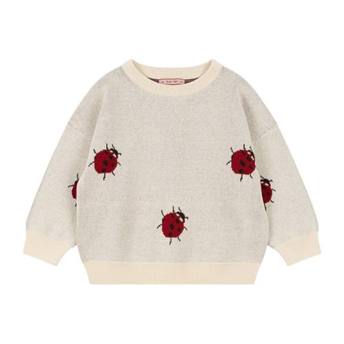 Konges Sløjd Lapis Knit Blouse - Ladybug | Lyserød | 4 years