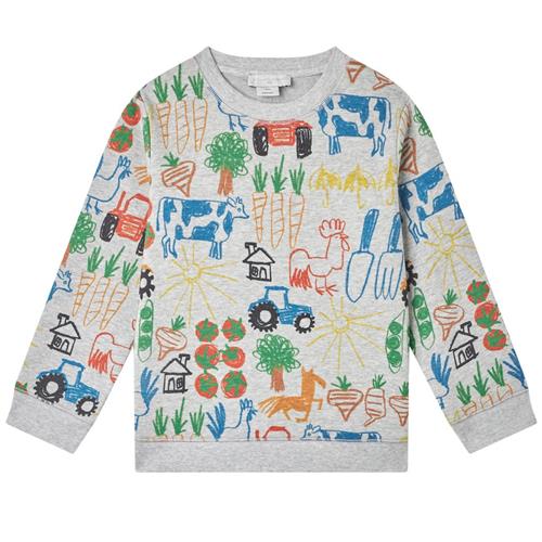 Stella McCartney Kids Mønstret Sweatshirt Grå | Grå | 4 years