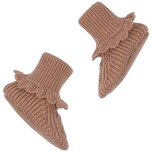 Se Konges Sløjd CABBY BOOTIES MAPLE SUGAR | Beige | 6-9 months ved Babyshop