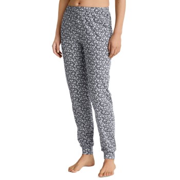 Se Calida Favourites Lavender Pyjama Pants Marine mønster bomuld Small Dame ved Timarco