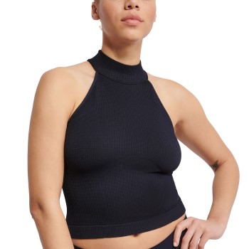 Sloggi EVER Infused Aloe High Neck Top Sort Small Dame