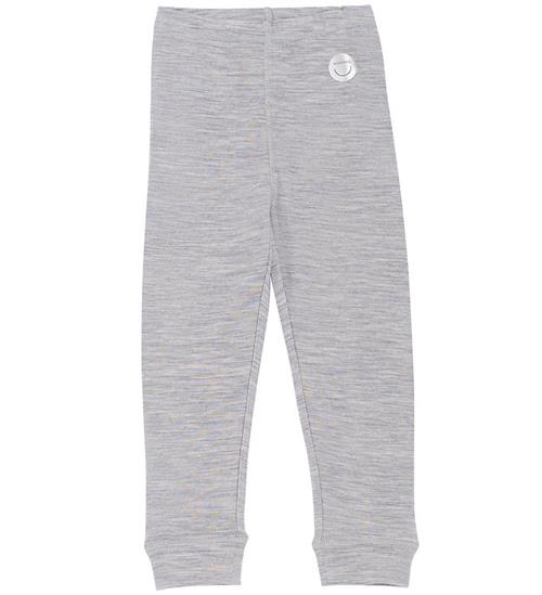 Se Viking Viking Bukser - Uld/Bambus - Baselayer - Grey/Light Grey ved KidsWorld