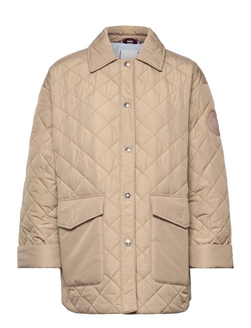 Quilted Sorona Short Shacket Tommy Hilfiger Beige